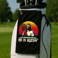 Christian Has Rizzin Easter Table Tennis Golf Towel thumb 2