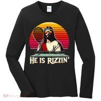 Christian Has Rizzin Easter Table Tennis Women's Long Sleeve Shirt thumb 0
