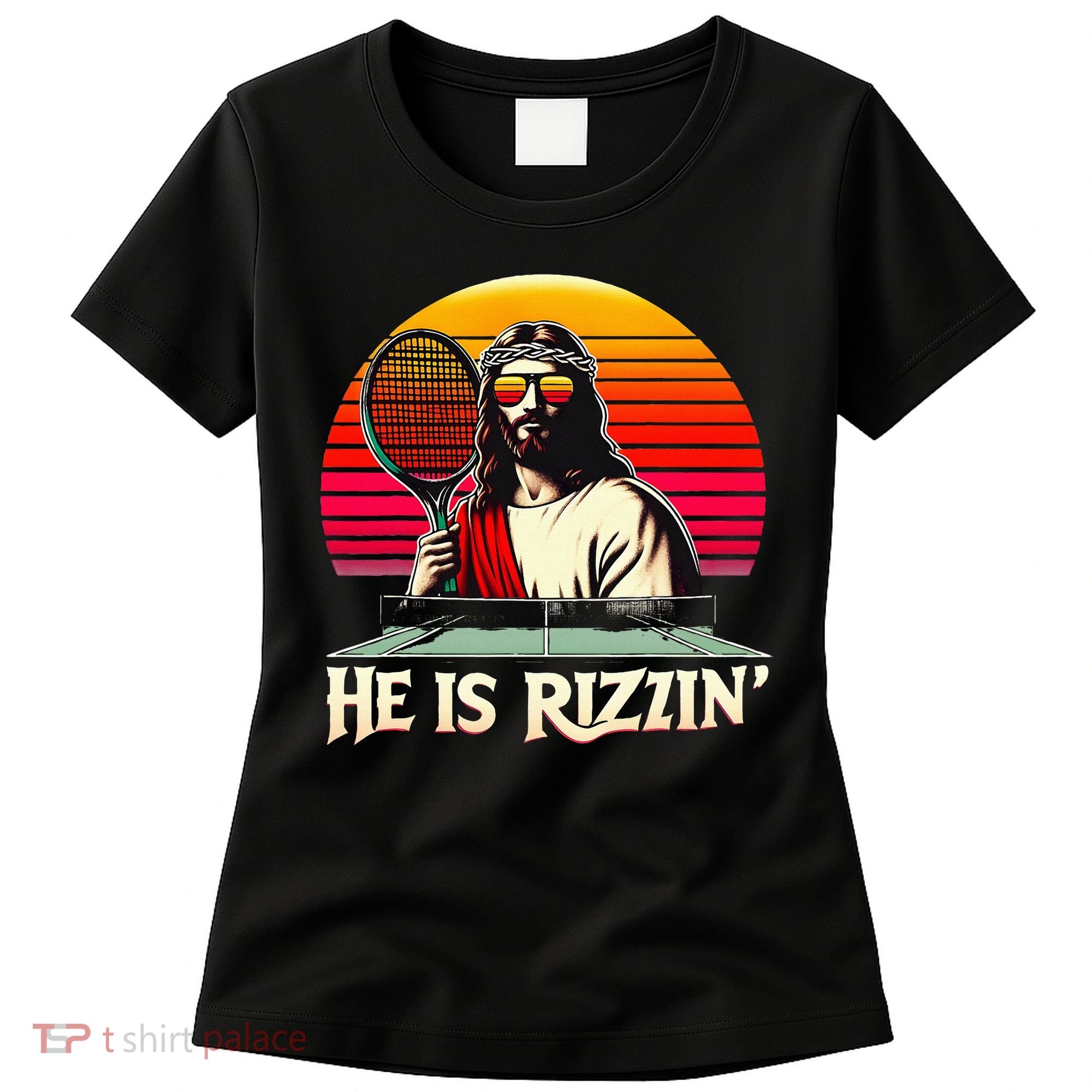 Christian Has Rizzin Easter Table Tennis Women's T-Shirt