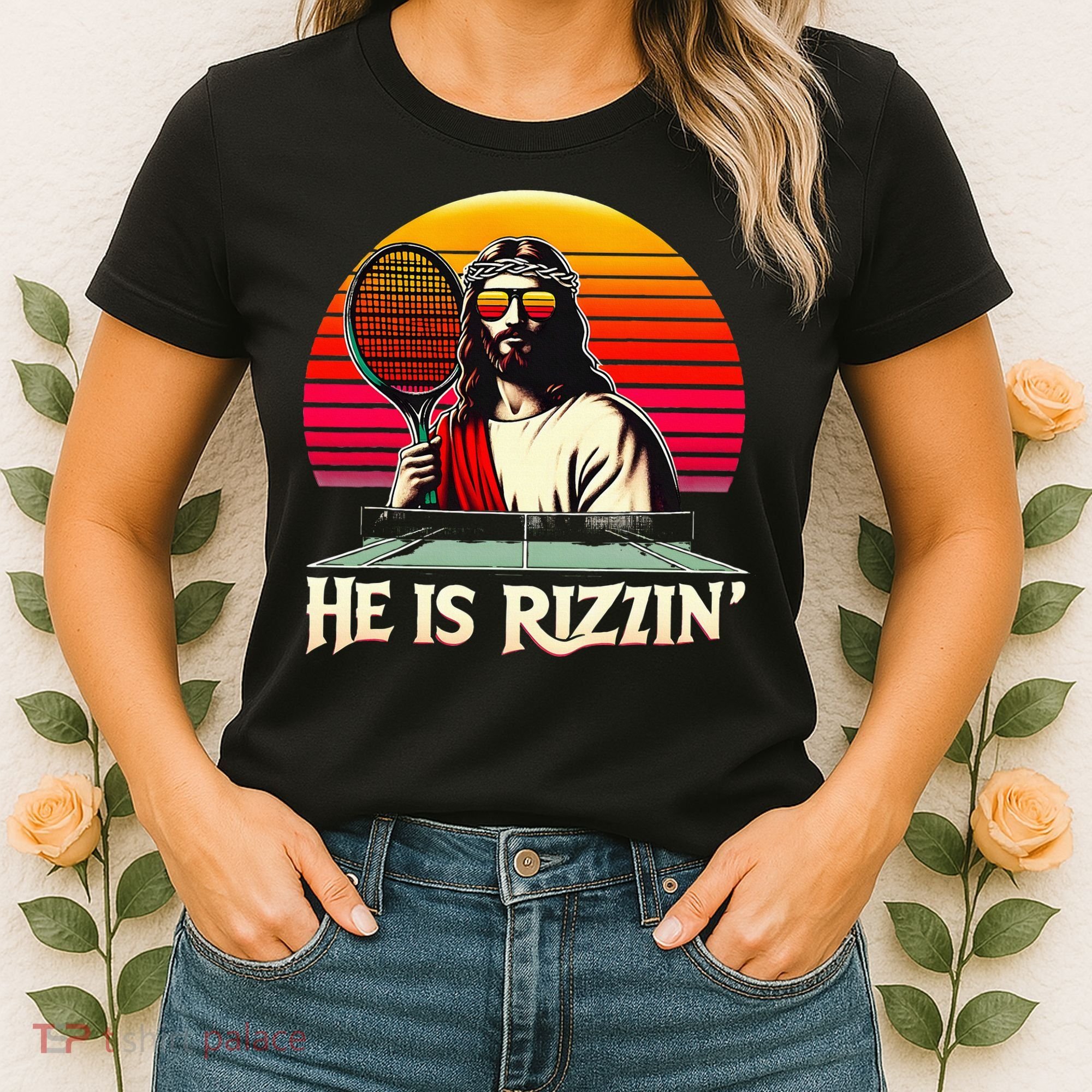 Christian Has Rizzin Easter Table Tennis Women's T-Shirt