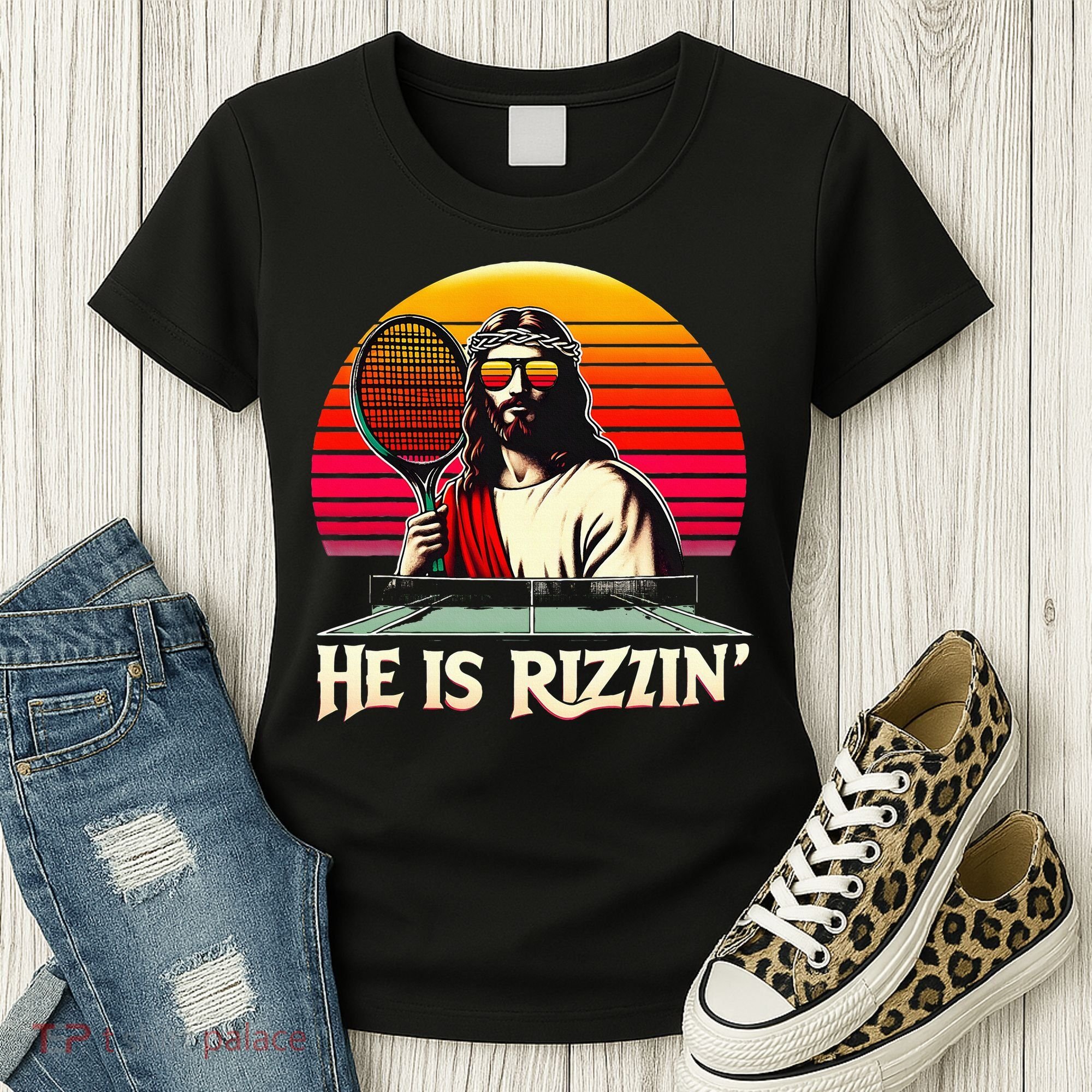 Christian Has Rizzin Easter Table Tennis Women's T-Shirt