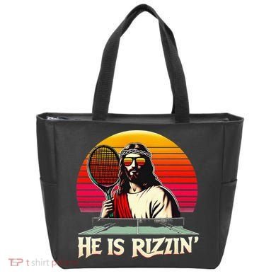 Christian Has Rizzin Easter Table Tennis Tote Bag