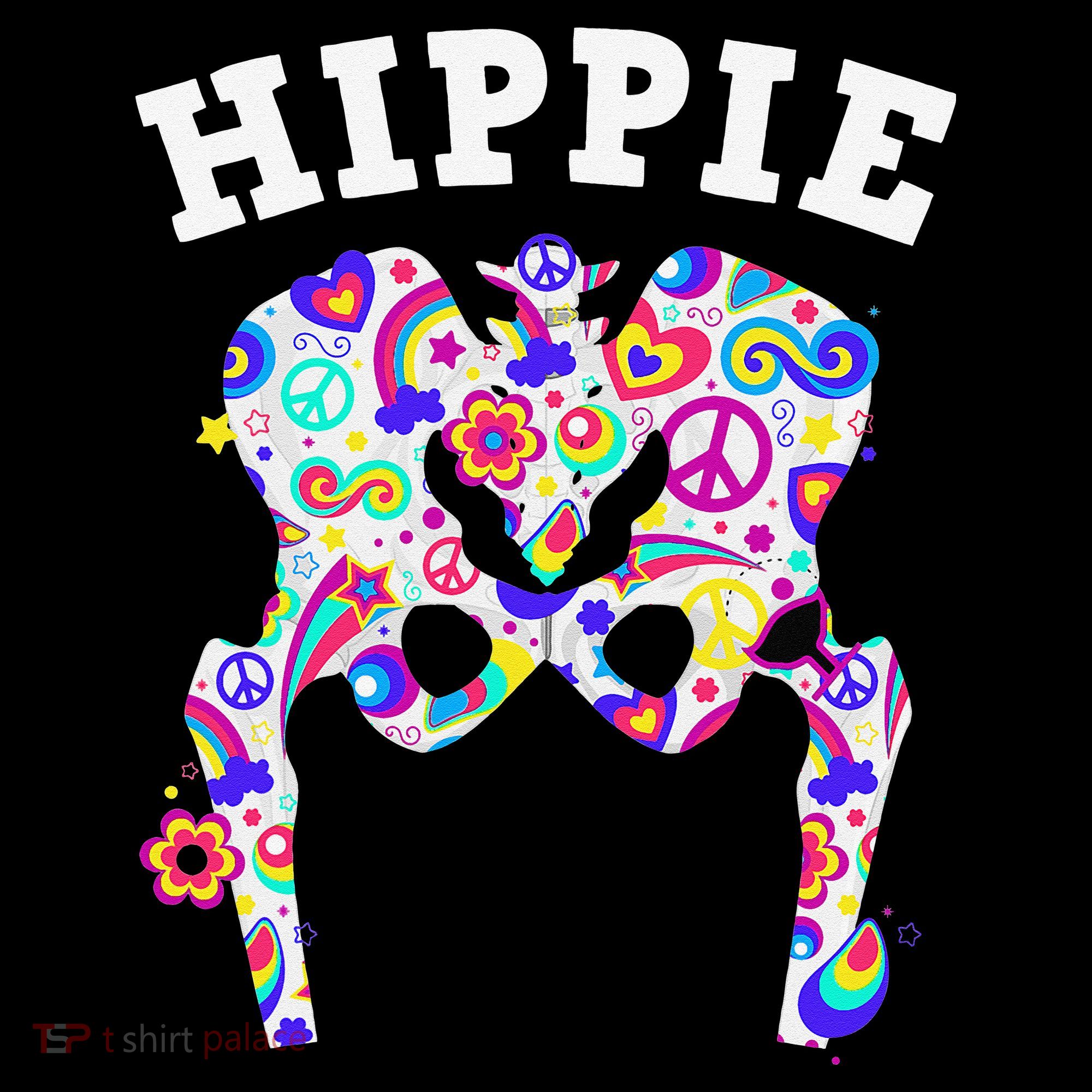 Cool Hip Replacement For  After Hip Surgery Hippie Baby Bodysuit