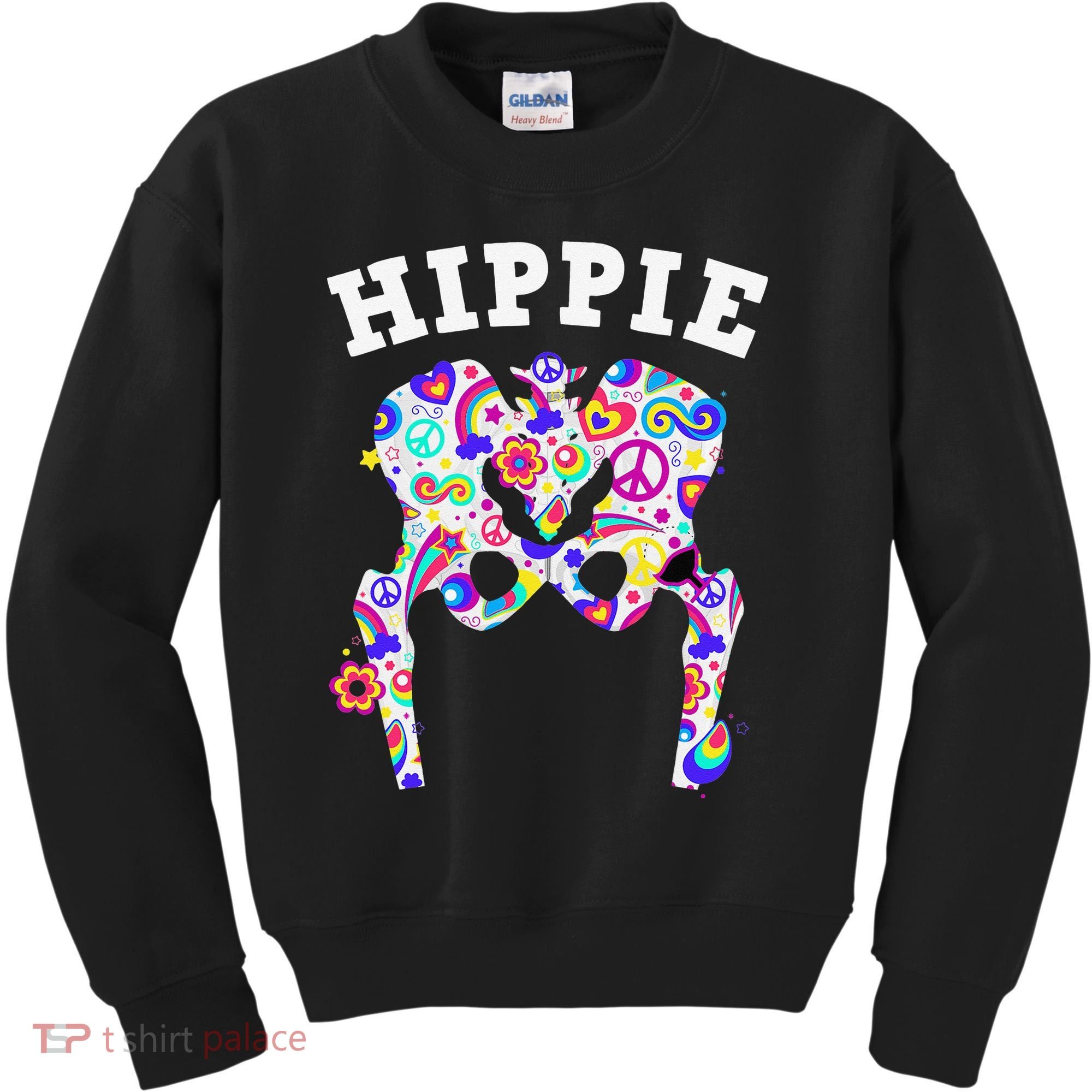 Cool Hip Replacement For  After Hip Surgery Hippie Kids Sweatshirt
