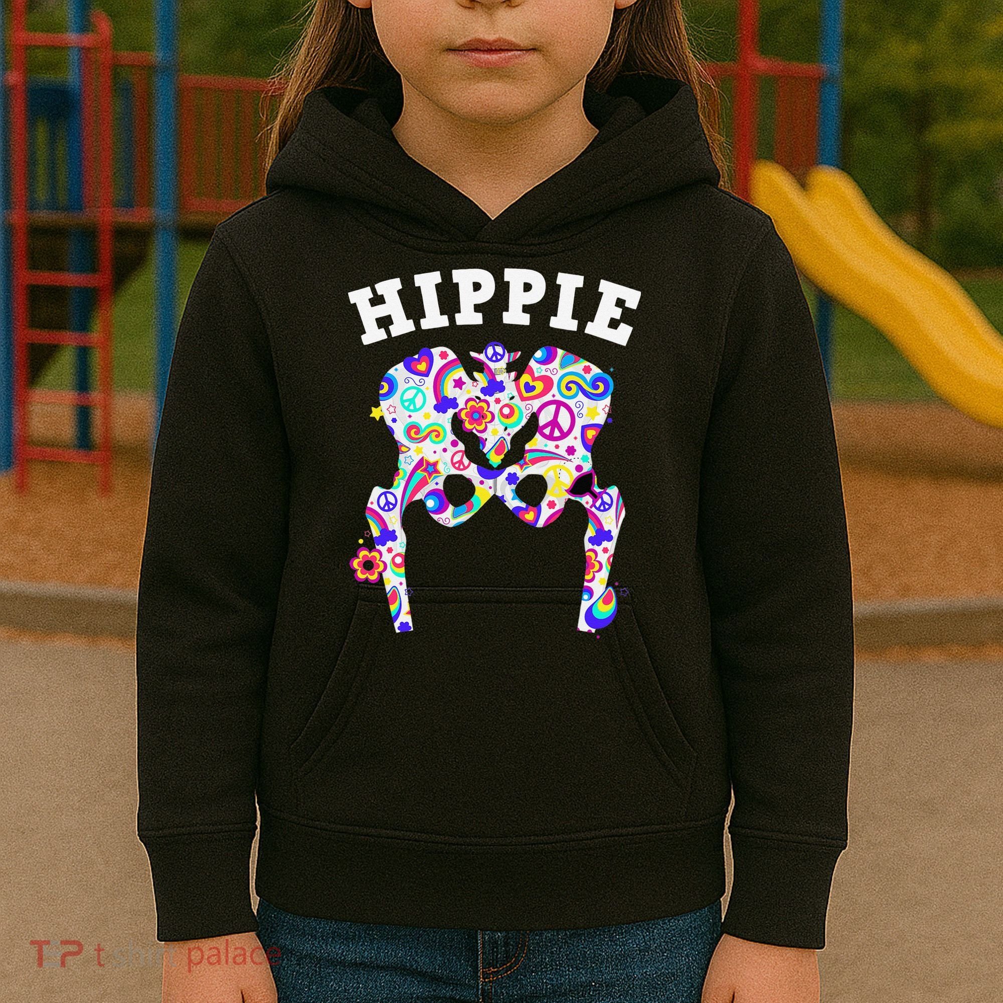 Cool Hip Replacement For  After Hip Surgery Hippie Kids Hoodie