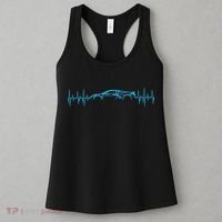 C8 Heartbeat Rapid Blue Supercar Sports Car Heartbeat Line Women's Tank Top thumb 3