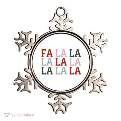 Christmas Holiday Red & Green Fa La La La La Ornament
