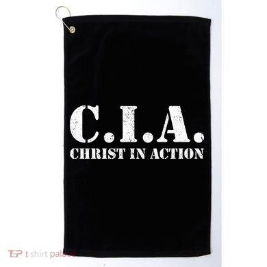 Christ In Action CIA Golf Towel