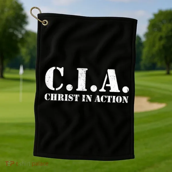 Christ In Action CIA Golf Towel