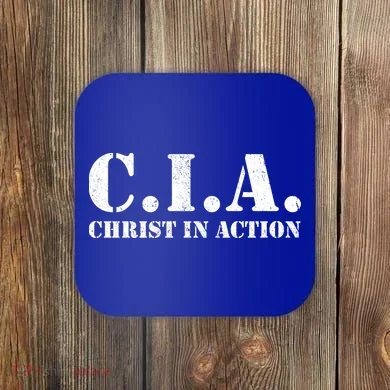 Christ In Action CIA Coaster