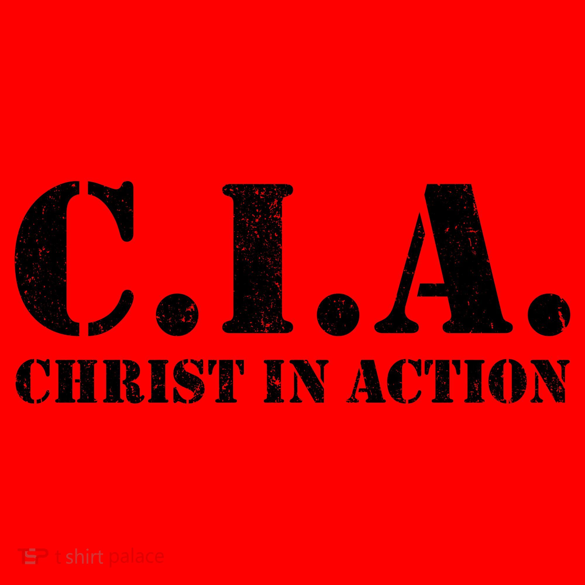 Christ In Action CIA Santa Hat