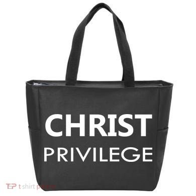 Christ Privilege Tote Bag