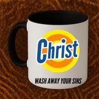 Christ Stain Remover Wash Away Your Sins Coffee Mug thumb 2