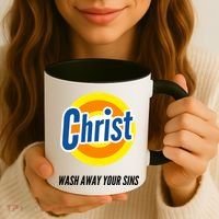 Christ Stain Remover Wash Away Your Sins Coffee Mug thumb 3