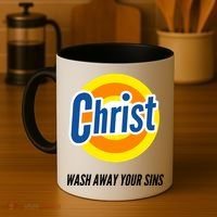 Christ Stain Remover Wash Away Your Sins Coffee Mug thumb 4