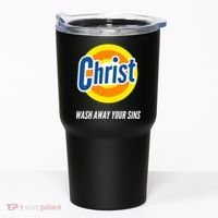 Christ Stain Remover Wash Away Your Sins Tumbler thumb 0