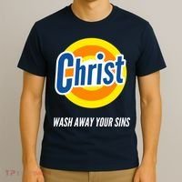 Christ Stain Remover Wash Away Your Sins T-Shirt thumb 3