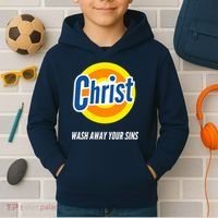 Christ Stain Remover Wash Away Your Sins Kids Hoodie thumb 2