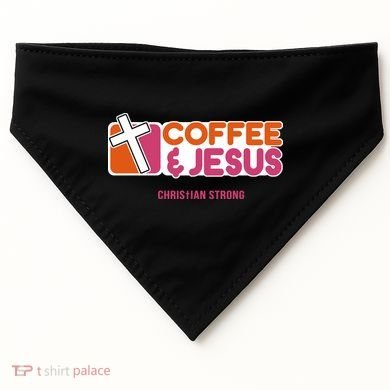 Christian Dunkin Strong USA-Made Doggie Bandana