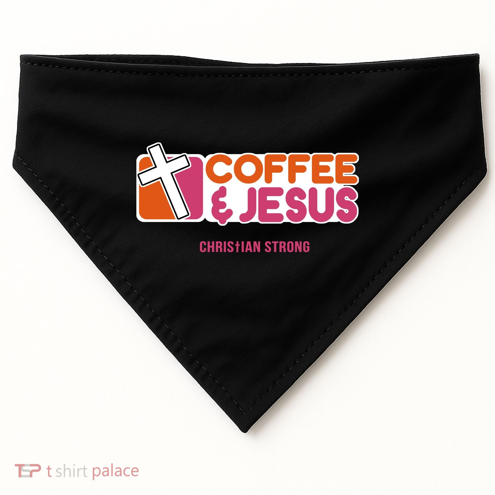 Christian Dunkin Strong USA-Made Doggie Bandana