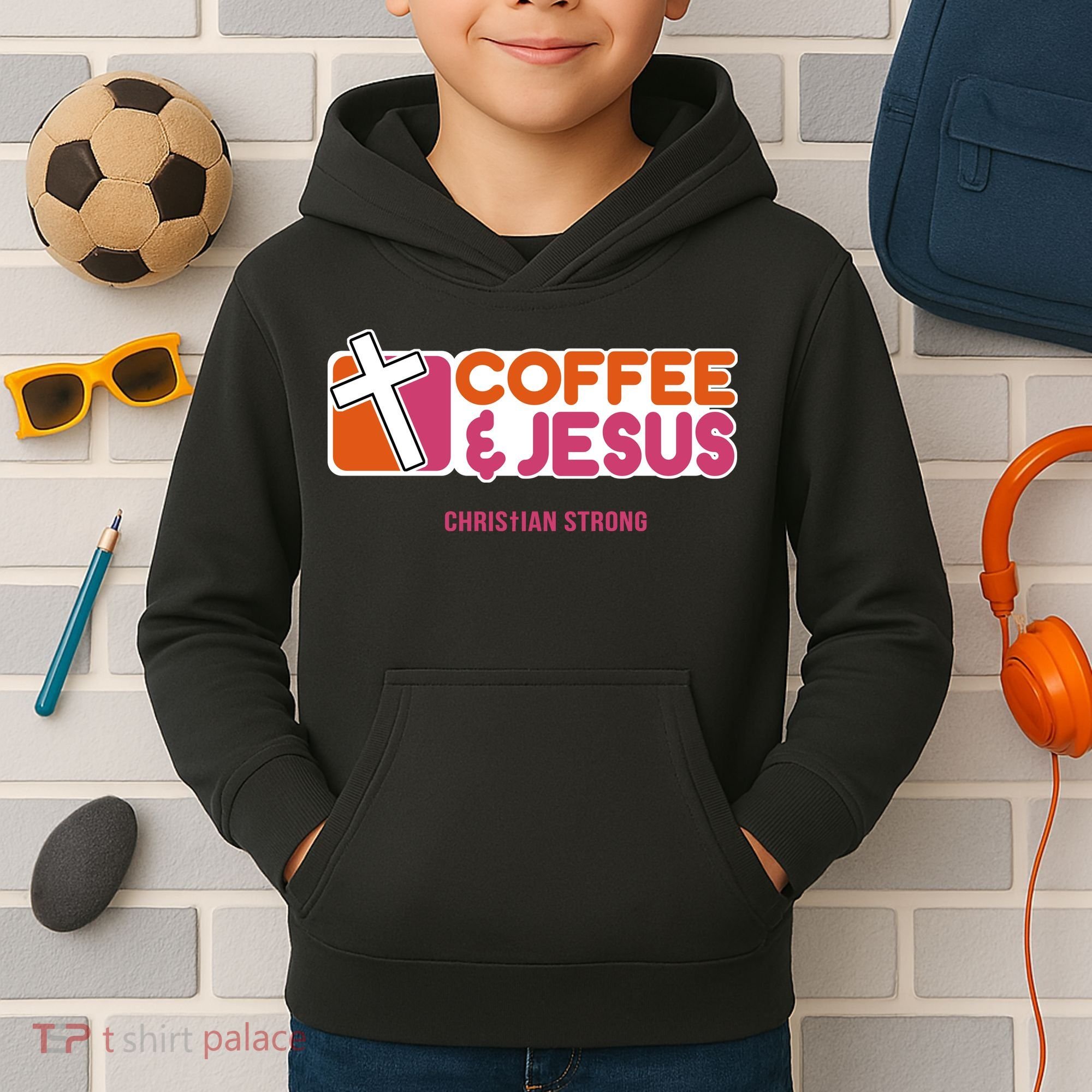 Christian Dunkin Strong Kids Hoodie