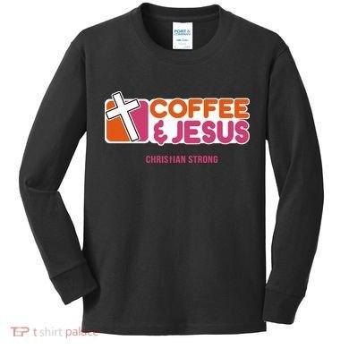 Christian Dunkin Strong Kids Long Sleeve Shirt