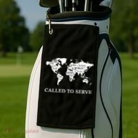 Christian Missionary Called To Serve Golf Towel thumb 2