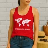 Christian Missionary Called To Serve Women's Tank Top thumb 2