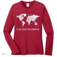 Christian Missionary Called To Serve Women's Long Sleeve Shirt thumb 0