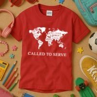 Christian Missionary Called To Serve Kids T-Shirt thumb 3