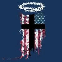 Christian Patriotic USA Flag Doggie Tank thumb 4