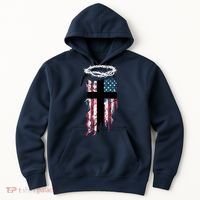 Christian Patriotic USA Flag Hoodie thumb 0