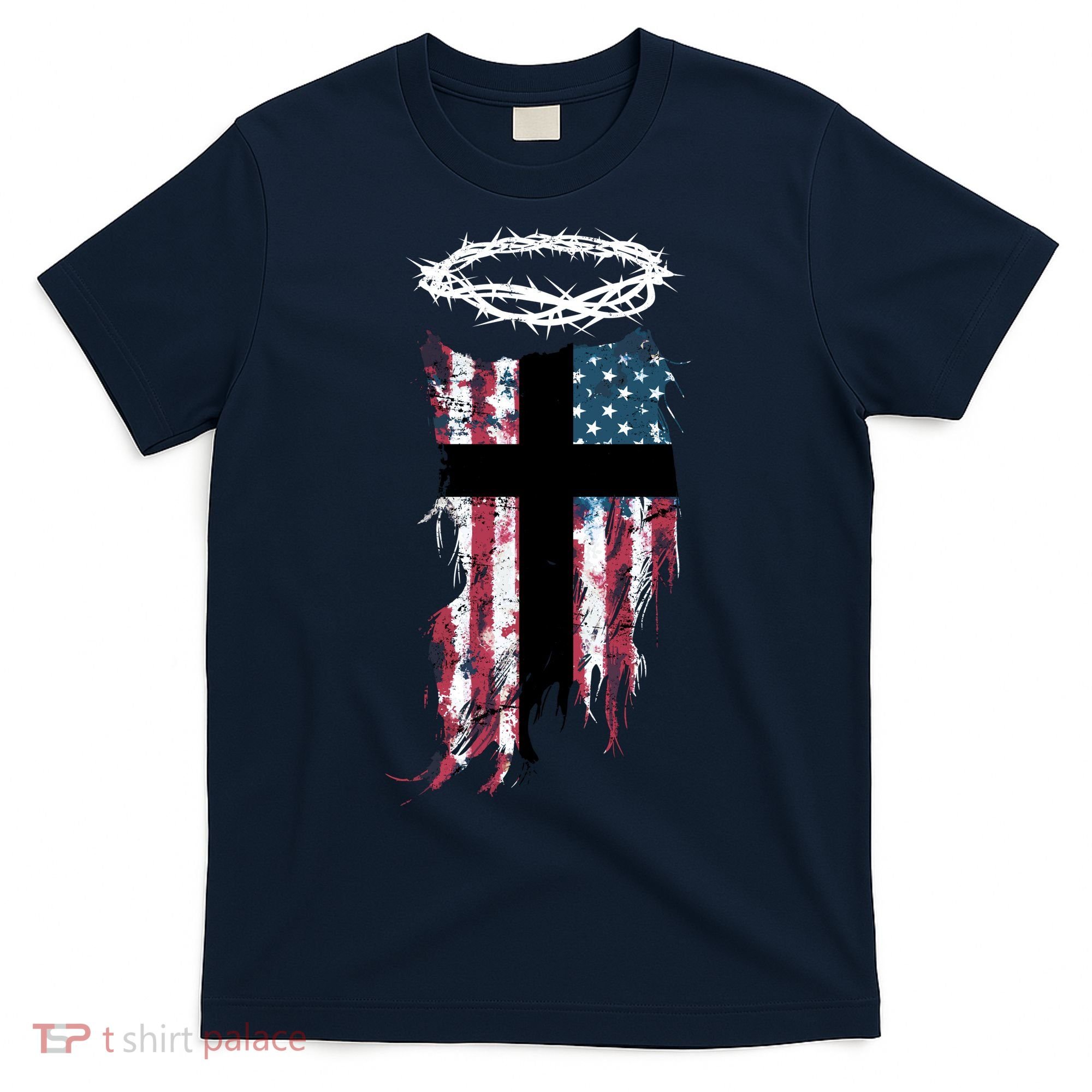 Christian Patriotic USA Flag T-Shirt