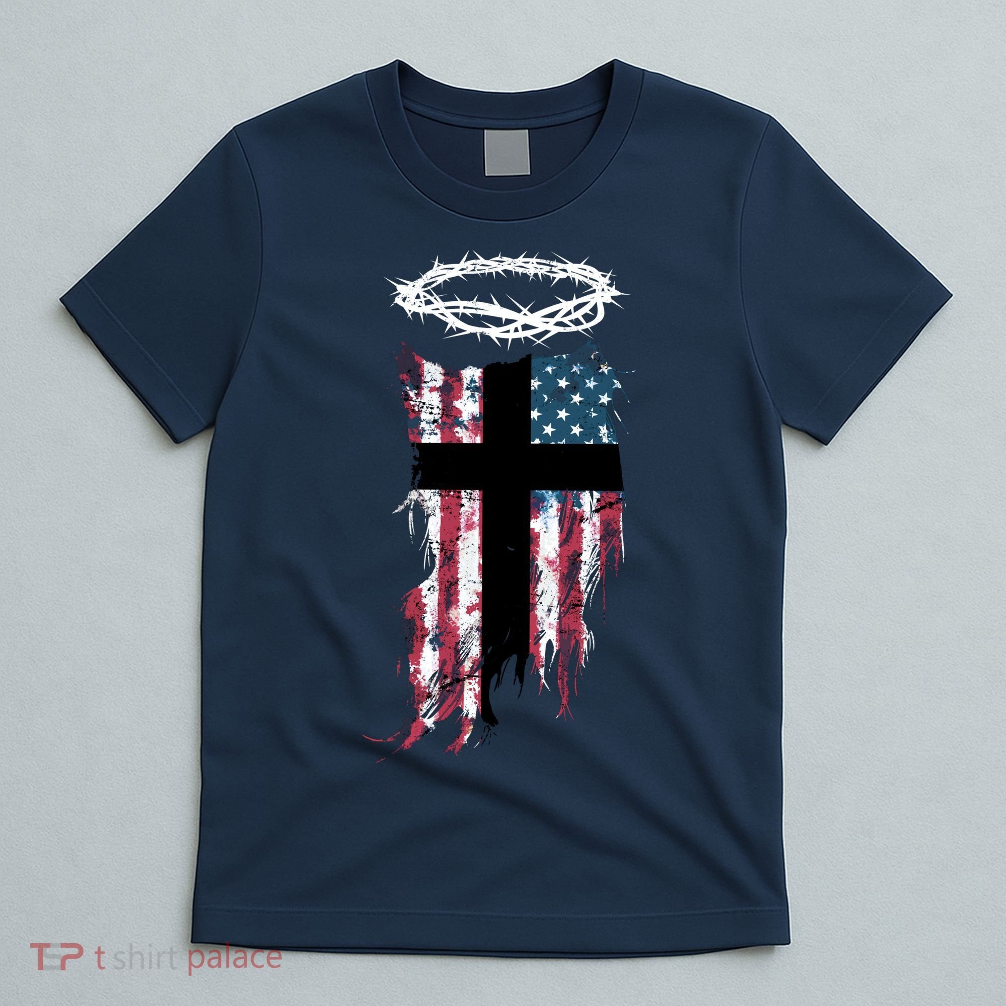 Christian Patriotic USA Flag T-Shirt