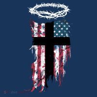 Christian Patriotic USA Flag Mousepad thumb 1