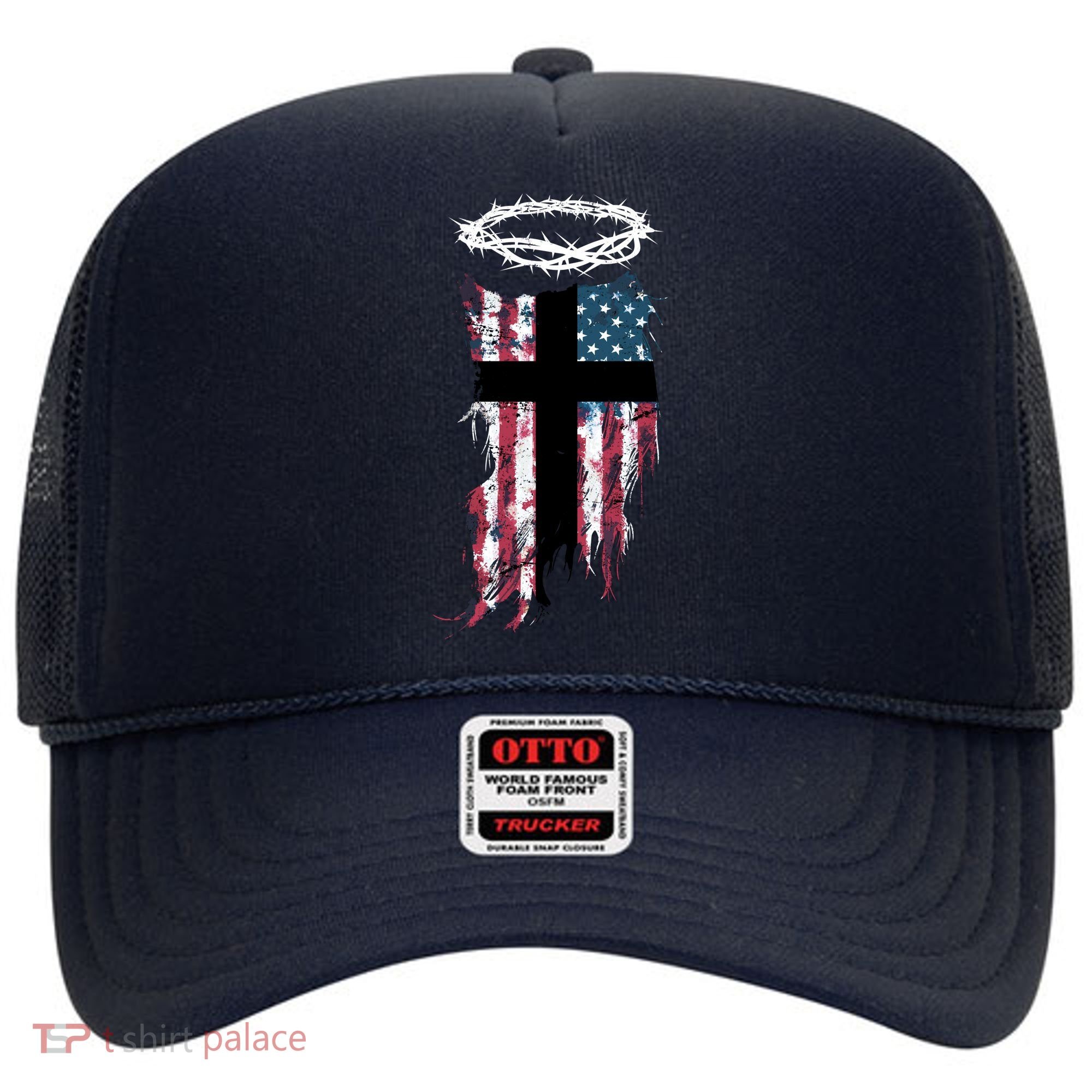 Christian Patriotic USA Flag Hat
