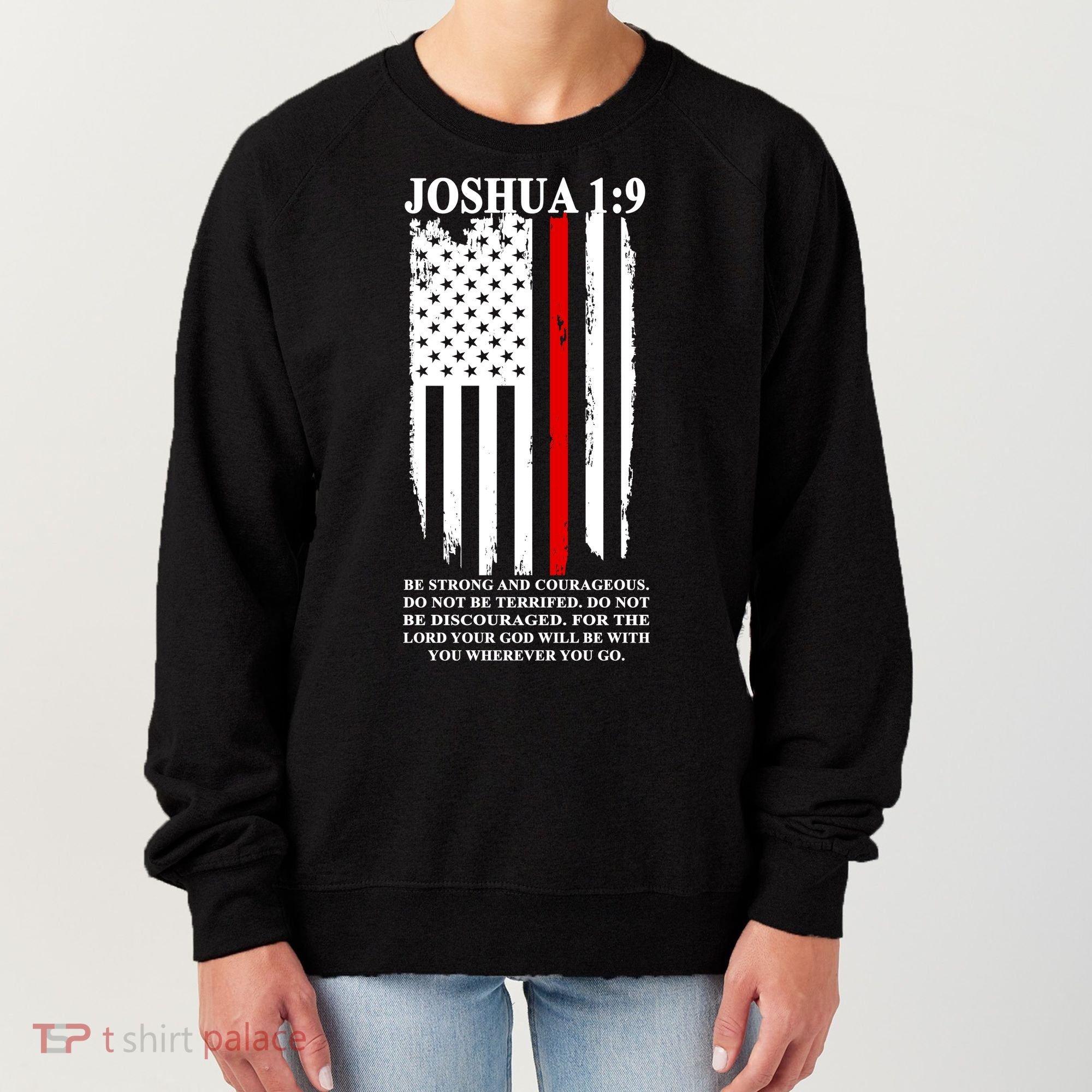 Christian Red Thin Line Women's Sweatshirt