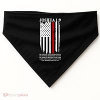 Christian Red Thin Line USA-Made Doggie Bandana thumb 0
