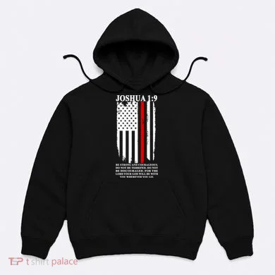 Christian Red Thin Line Hoodie