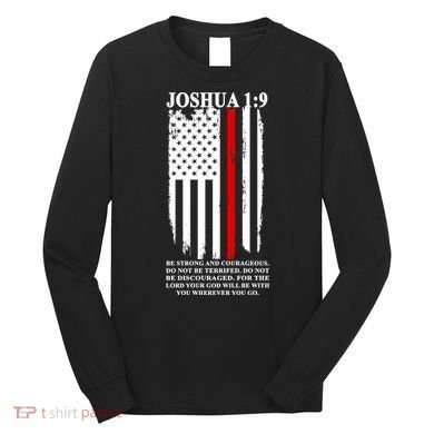 Christian Red Thin Line Long Sleeve Shirt