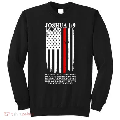 Christian Red Thin Line Sweatshirt
