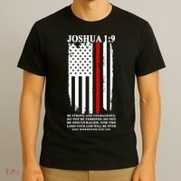 Christian Red Thin Line T-Shirt thumb 3