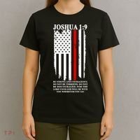 Christian Red Thin Line T-Shirt thumb 4