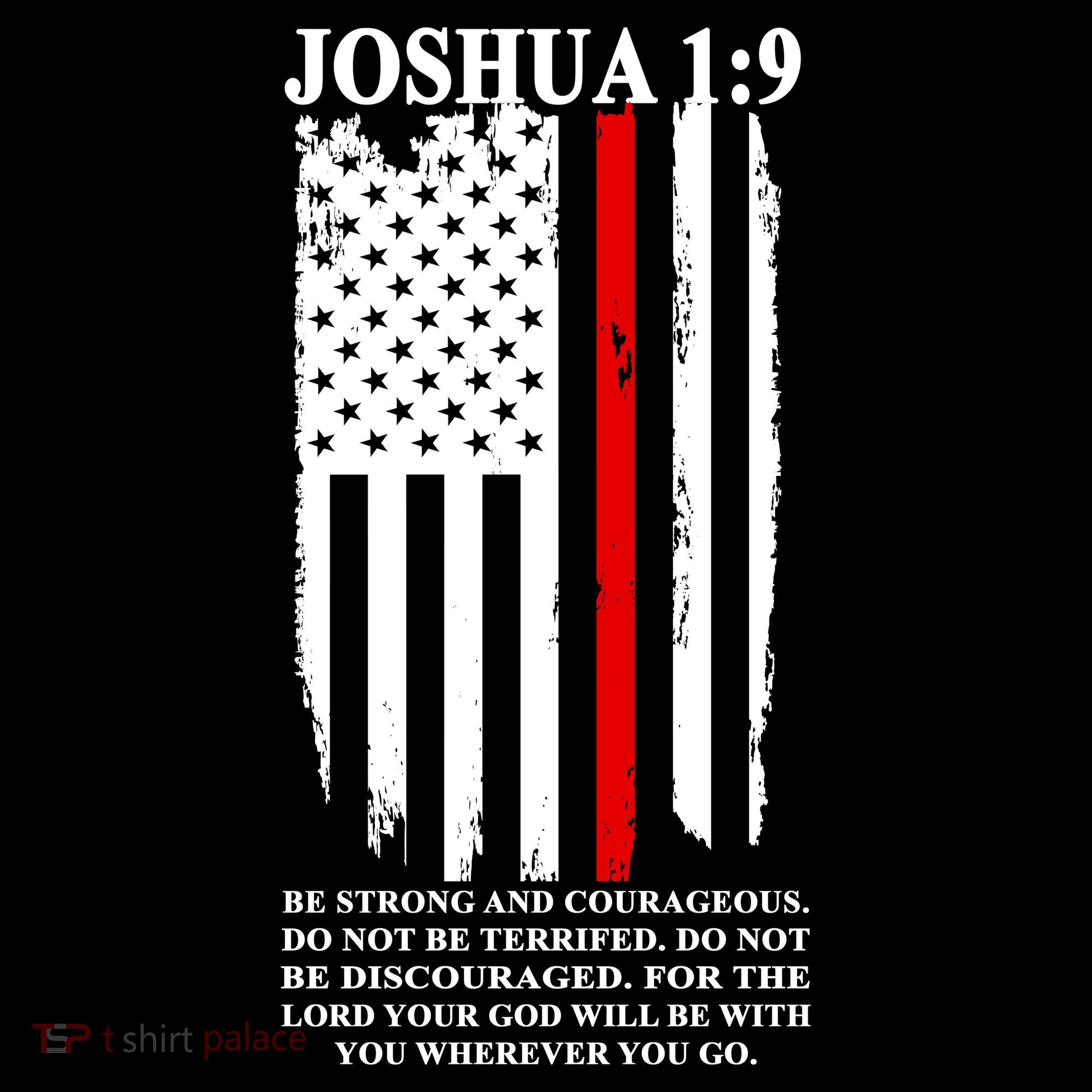 Christian Red Thin Line T-Shirt