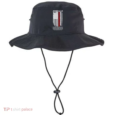 Christian Red Thin Line Bucket Hat