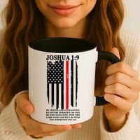 Christian Red Thin Line Coffee Mug thumb 3