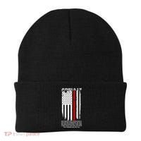 Christian Red Thin Line Beanie thumb 0