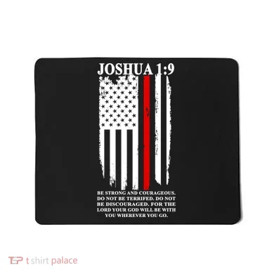 Christian Red Thin Line Mousepad
