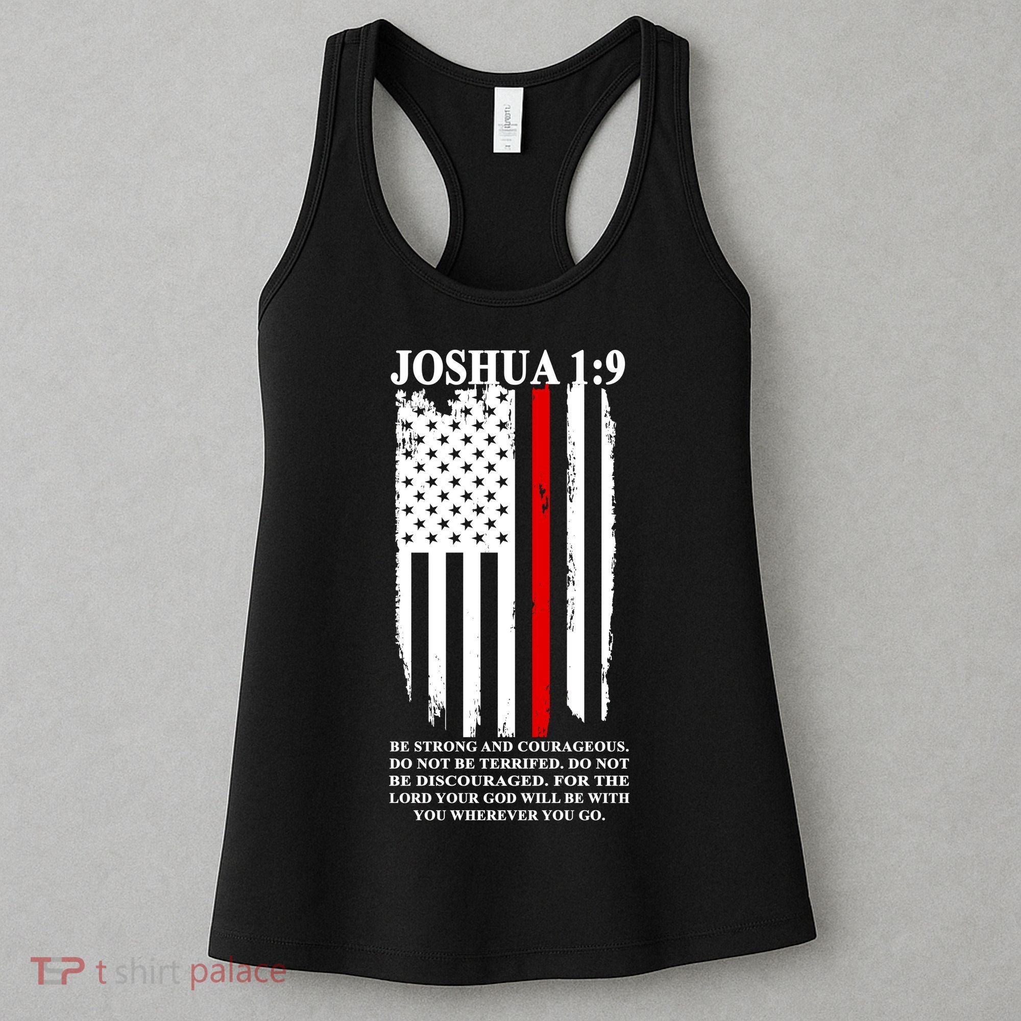 Christian Red Thin Line Women's Tank Top