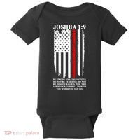 Christian Red Thin Line Baby Bodysuit thumb 0